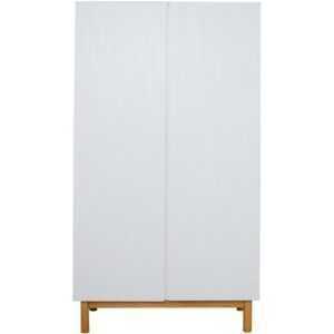 Bílá lakovaná dětská skříň Quax Mood 196 x 110 cm