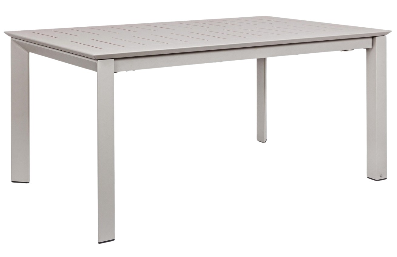 Šedý hliníkový zahradní rozkládací stůl Bizzotto Konnor 160/240 x 100 cm