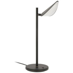 Černá kovová stolní lampa Kave Home Veleira