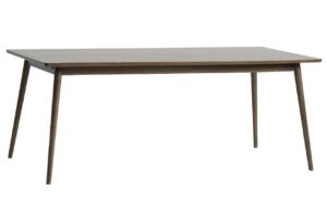 Tmavě hnědý dubový jídelní stůl Unique Furniture Barrali 190 x 90 cm