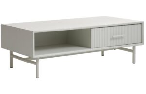 Šedý lakovaný konferenční stolek Unique Furniture Palma 120 x 60 cm