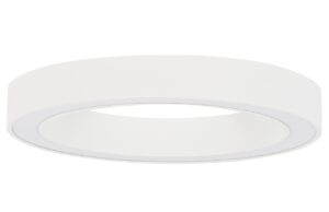 Bílé kovové stropní LED světlo Nova Luce Morbido 60 cm