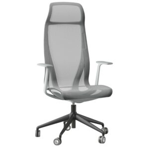 Narbutas Vyšší šedá kancelářská židle D-CHAIR II.